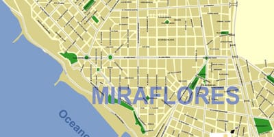 Мирафлорес xəritəsi, Lima 