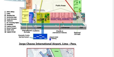 Terminal hava lima şəhər xəritəsi